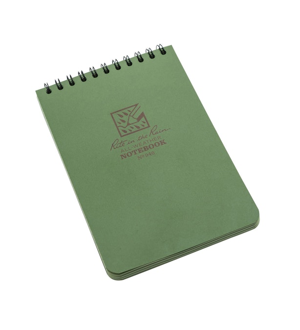 Rite in the Rain® Pocket Notebook - Water-shedding, all-weather notebook.