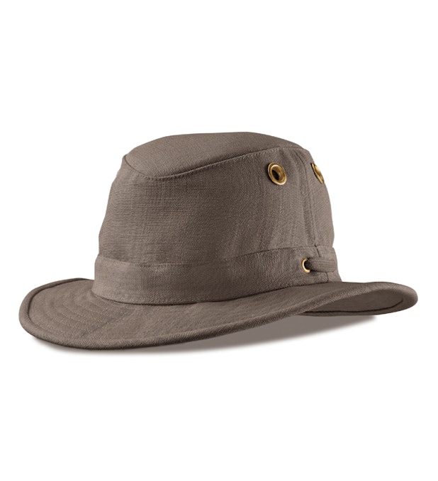 Tilley Medium Curved Brim Hat - Durable medium brim hemp hat. 