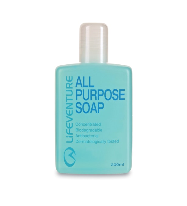 Lifeventure® All Purpose Soap 200ml - Biodegradable all-purpose soap.