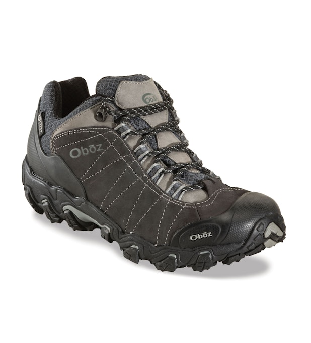 Oboz Bridger Low B Dry - Rugged, waterproof, mid-height trekking shoe. 