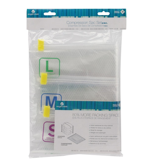 Pack-It™ Compression Set S - M - L - Eagle Creek - Save up to 80% of your packing volume. 