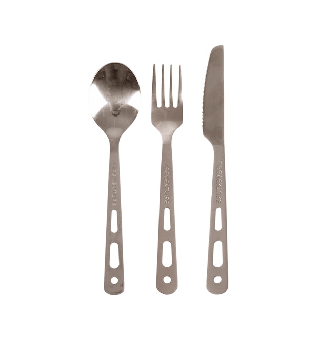 LIFEVENTURE® Titanium Cutlery Set  - Durable, lightweight, cutlery set. 