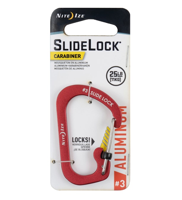 Nite Ize® Slidelock Carabiner #3 - Durable, lightweight aluminum carabiner.