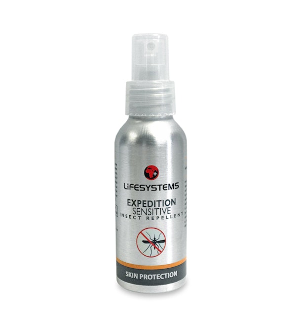 Lifesystems® Expedition Sensitive - 100ml Spray - DEET-free insect repellent spray. 